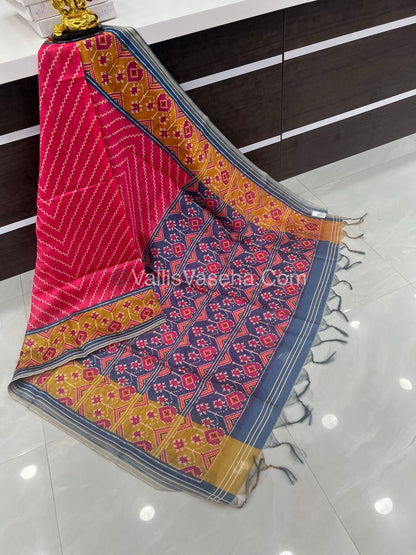 Semi Tussar Saree  - VVSTS009