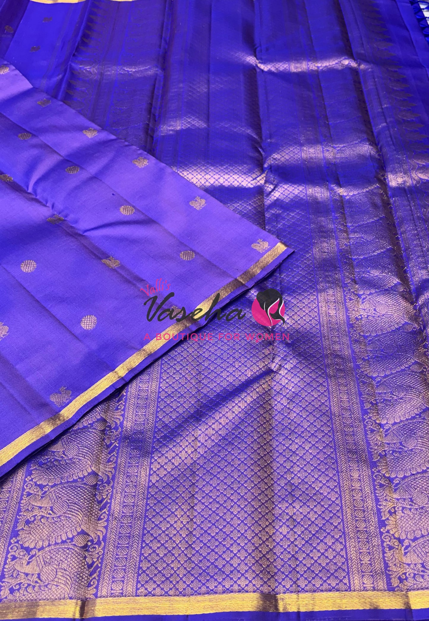 Pure Kanchipuram Silk Saree - Lavender Shade - VVPS050