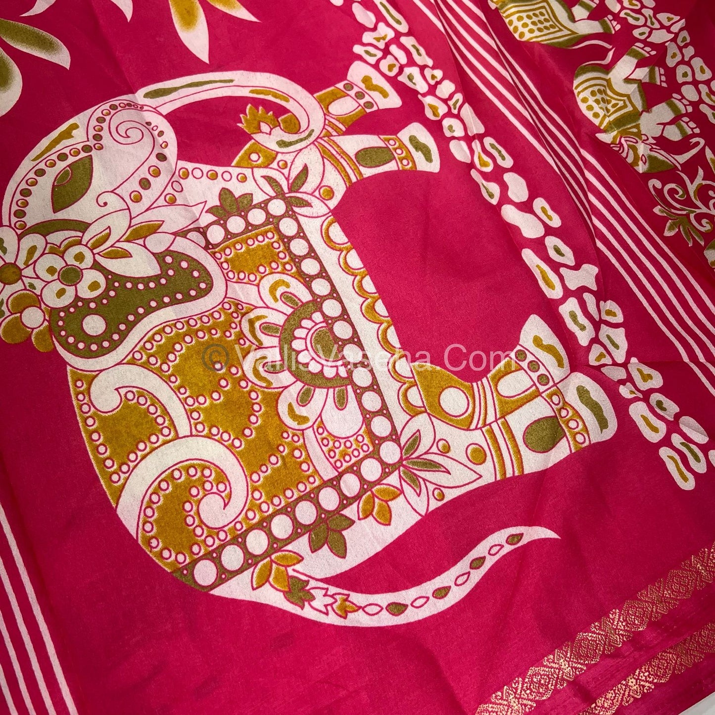 Budget Friendly Sarees - Casual Wear Sarees - Crackle Silk - VVCS002