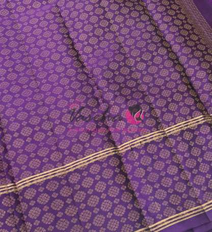 Half Mix - Pure Soft Silk Saree - Long Retta Petta Border with Butta - VVPSS105
