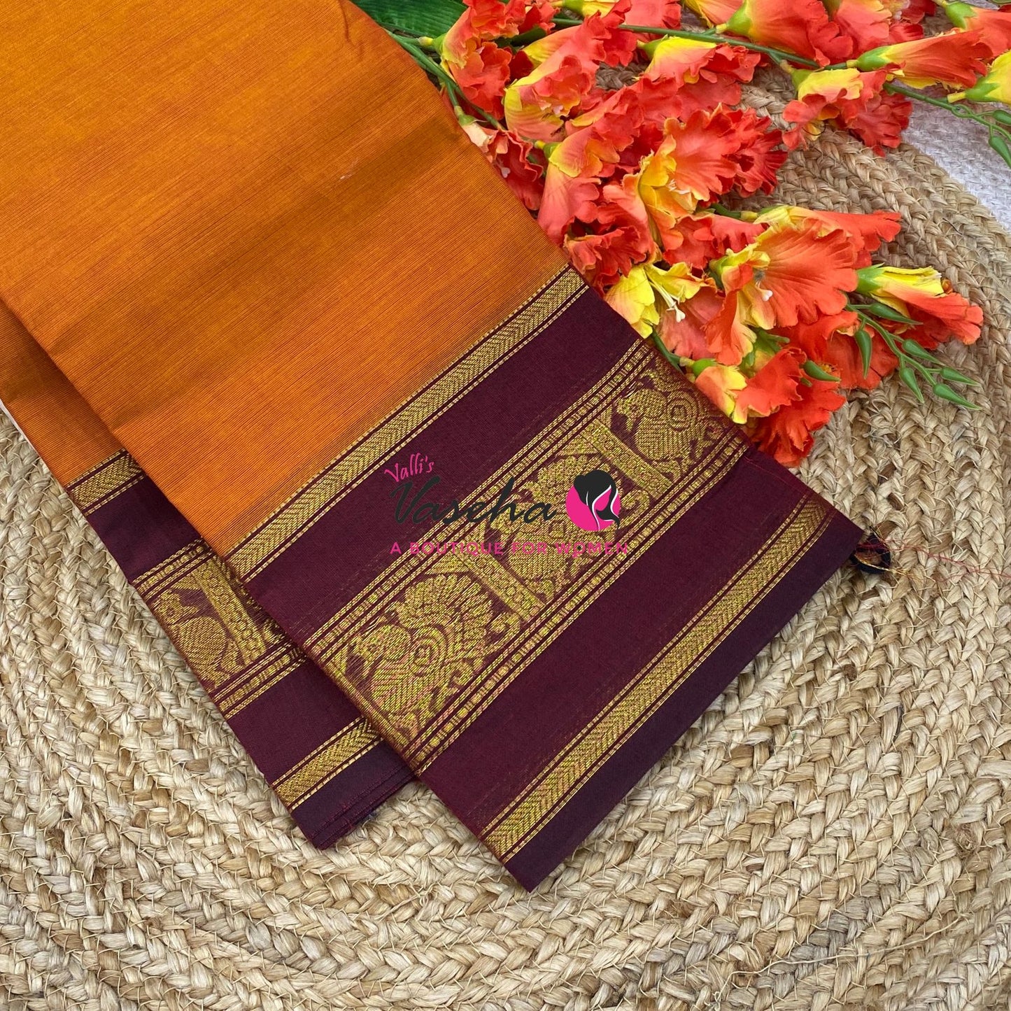 Kanchi Cotton Saree - VVKCS032