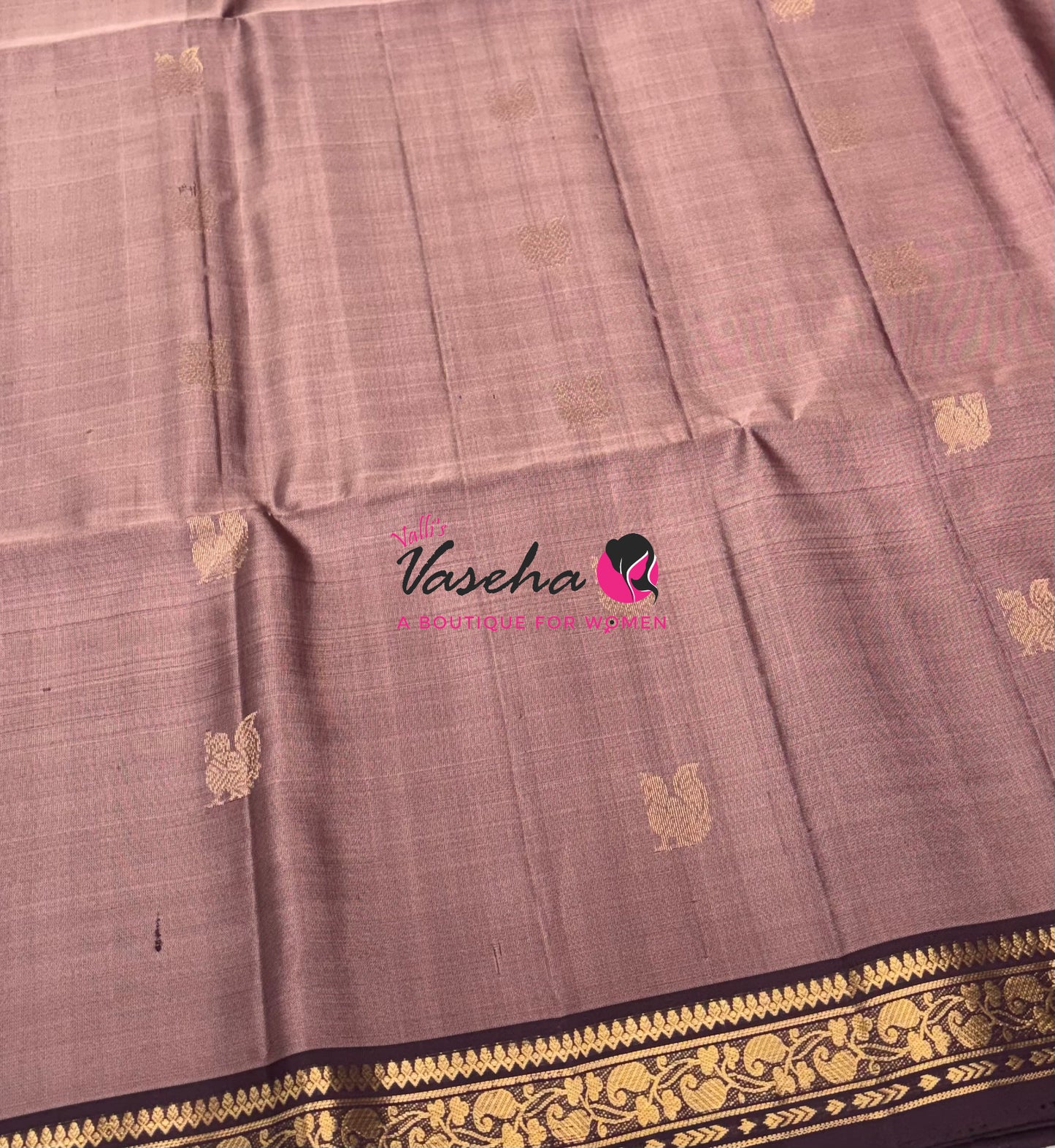 Pure Soft Silk Saree - Chocolate & Brown Shade - VVPSS099