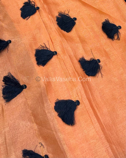 50% less - Offer Saree -  Mixed Cotton Saree - VVDS002