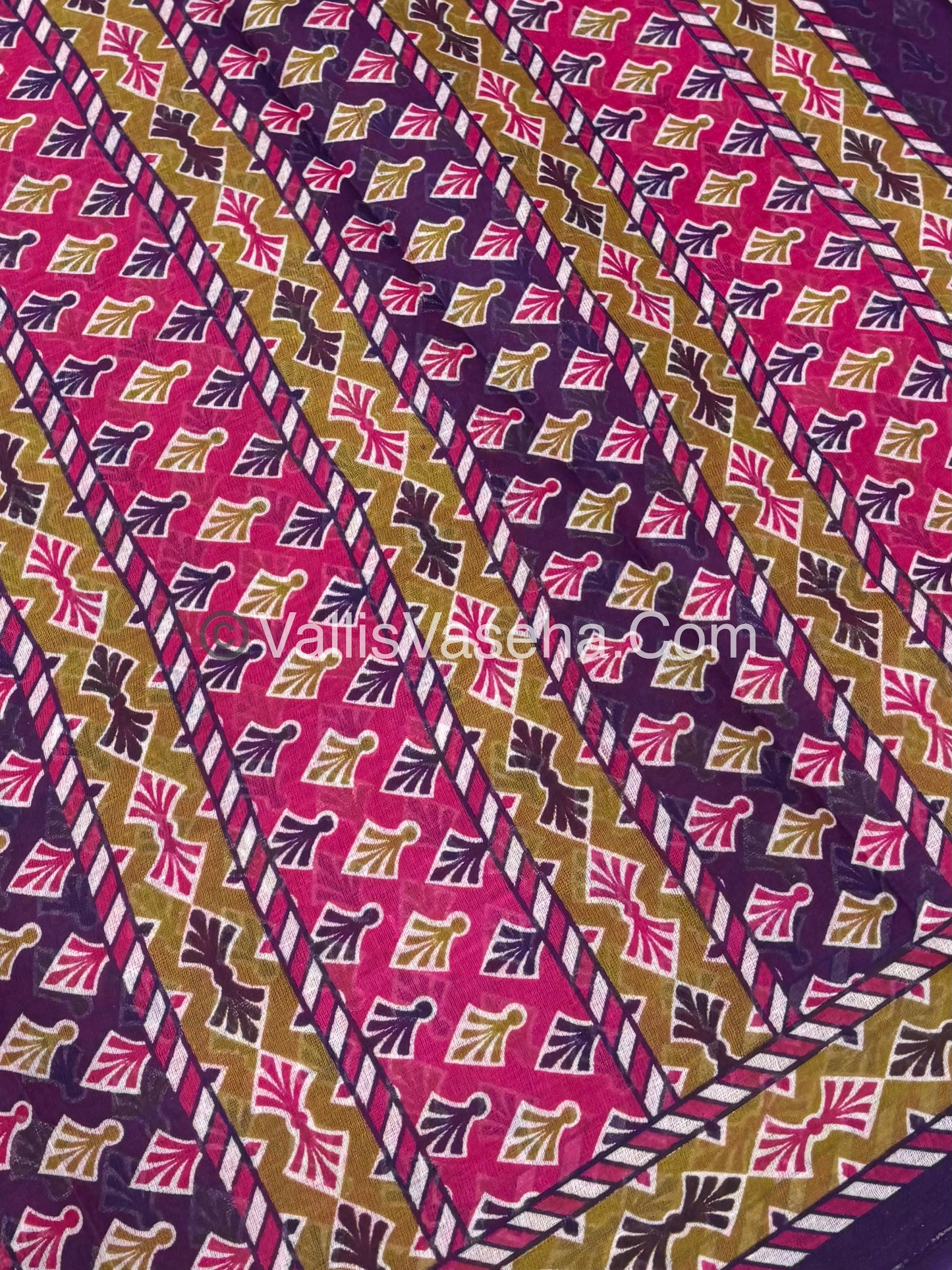 Pure Cotton Voile Saree | VVPVC003