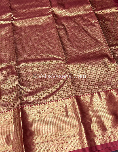 Half Mix - Pure Soft Silk Saree - VVPSS031