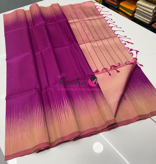Pure Soft Silk Saree /Jute Duppion Silk - VVPJS001