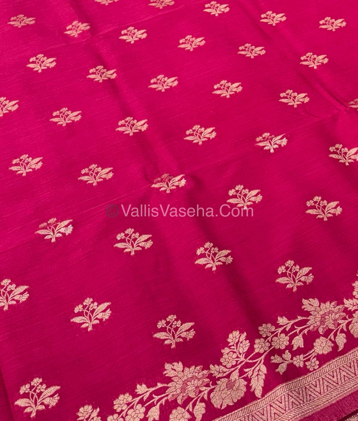 Banarasi - Heritage Silk - Semi Kathan Silk -   Pink Shade - VVBHS008