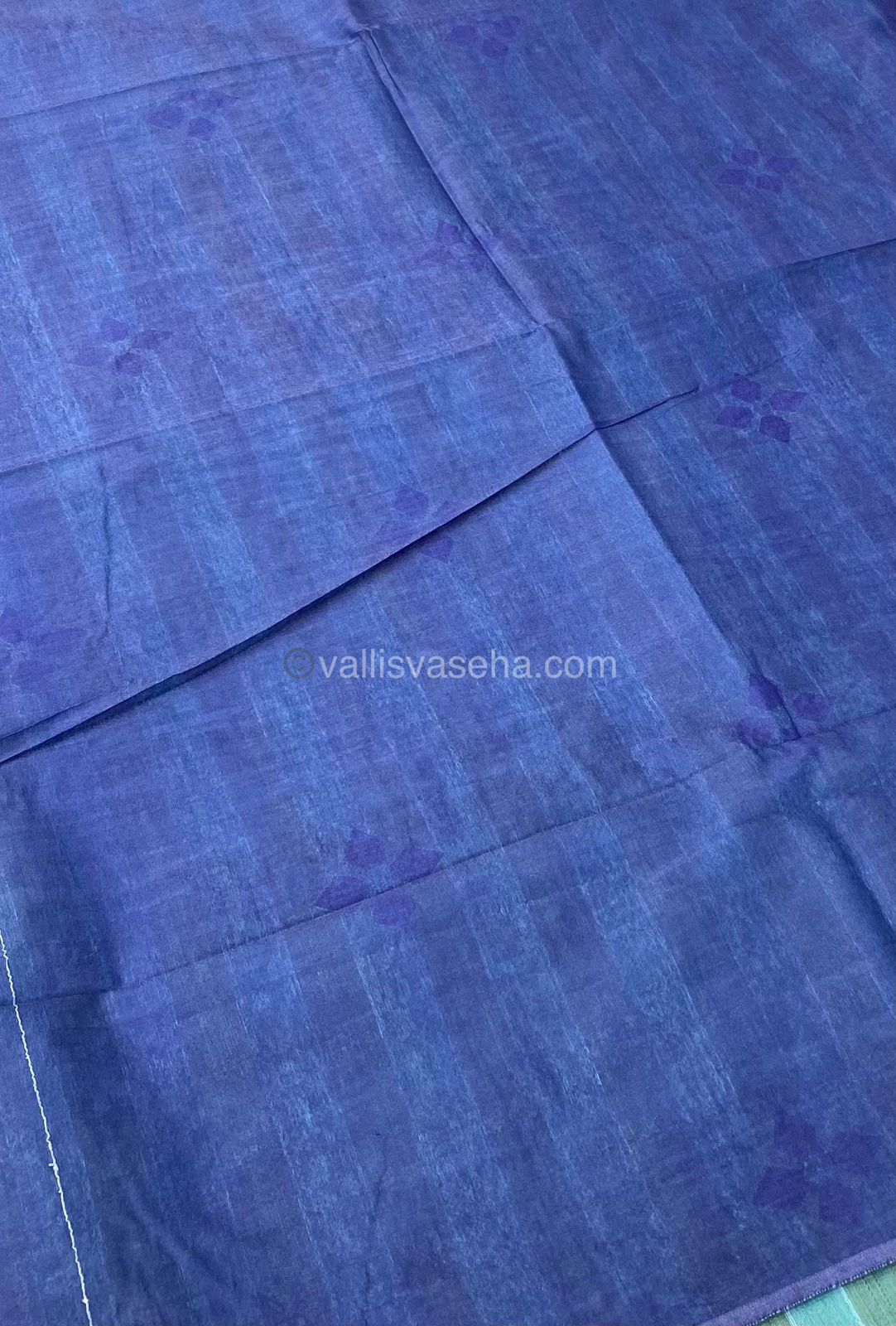 Bhagalpuri Silk - Embroidered - Blue & Blue - VVBS001