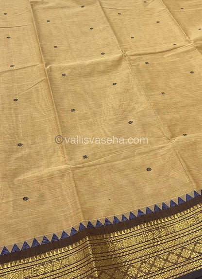 Kanchi Cotton Saree - Butta Design VVKCS008