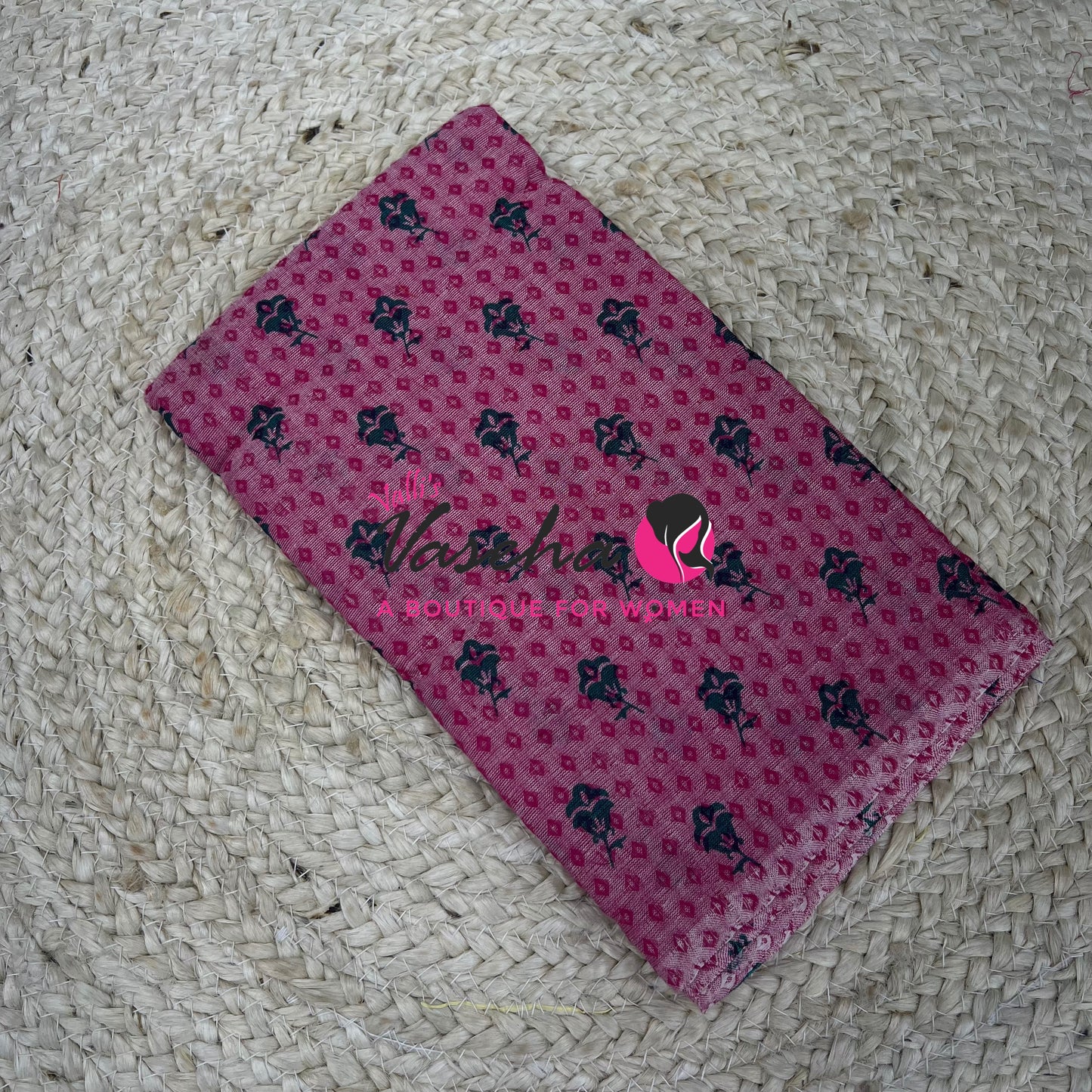 Blouse Bit - Pure Cotton - Self Bobby  Print - 1 mtr - VVBB001