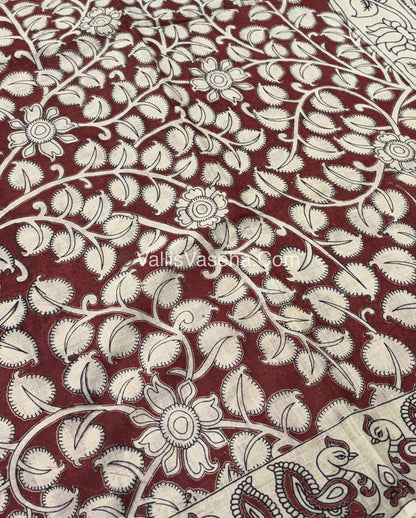 Pure Kalamkari Cotton Saree - VVPKC002