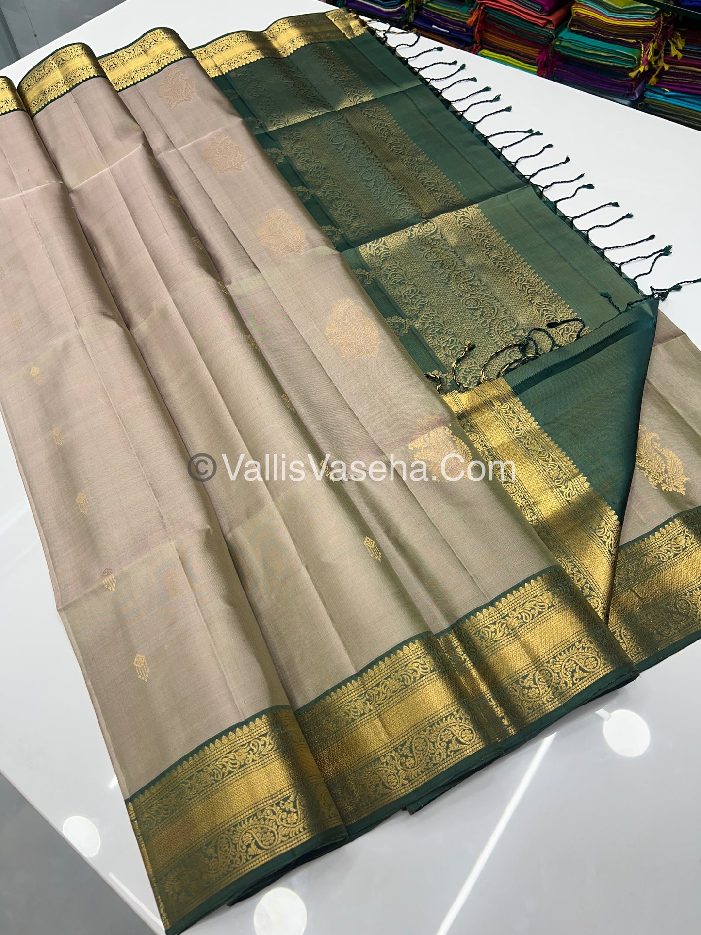 Pure Soft Silk Saree - Kanchi Border - VVPSS033