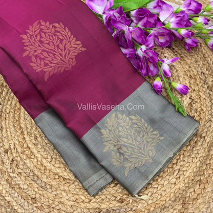 Half Mix - Pure Soft Silk Saree - VVPSS054