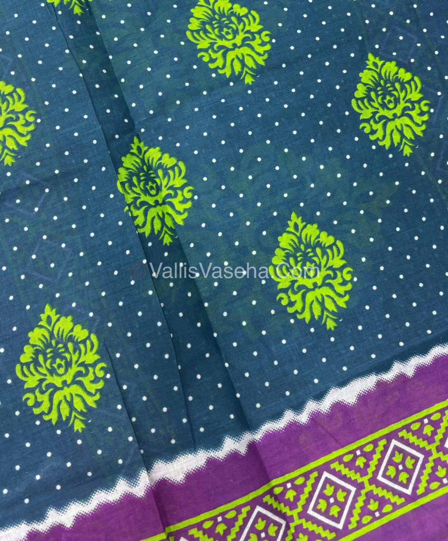 Pure Cotton Voile Saree | VVPVC005