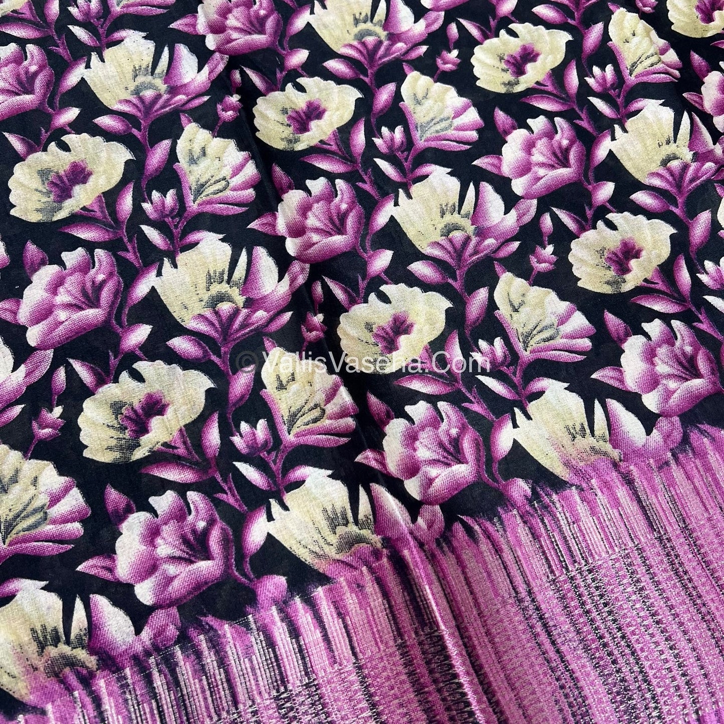 30% less - Offer Saree -   Semi Dola Saree - VVDS006