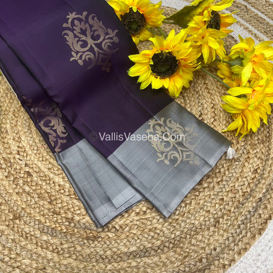 Half Mix - Pure Soft Silk Saree - VVPSS030