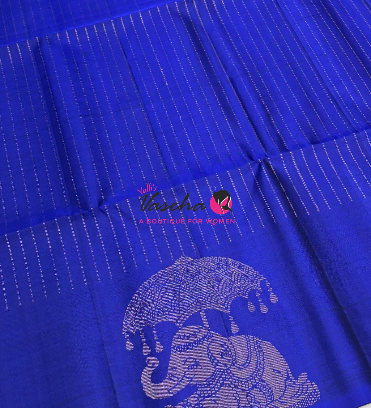 Pure Soft Silk Saree  - Blue Shade - VVPSS113