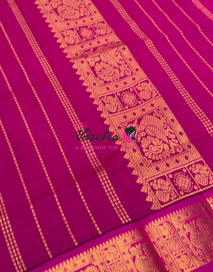 Semi Silk Cotton Saree | Lakshadeepam |VVSSC009