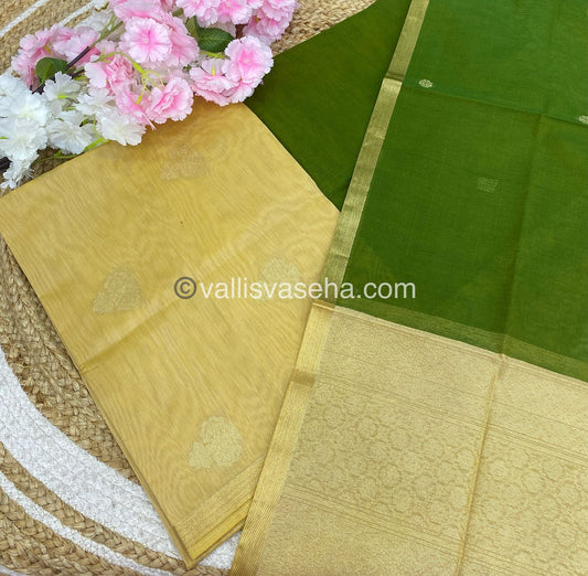 Unstitched Salwar Material -Silk Cotton - VVUSM006