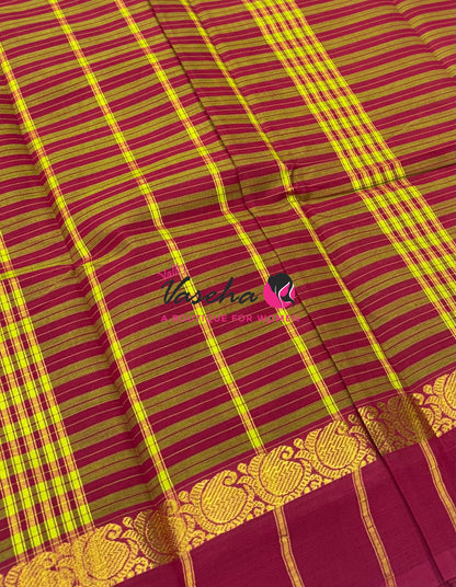 Chettinadu Cotton Saree - VVCCS003