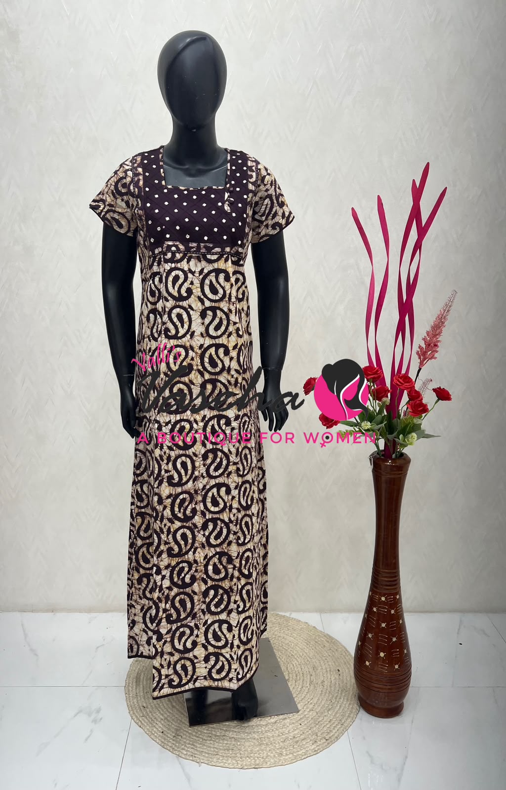 Slim Fit  - Nighties - Batick Print - VVJN001