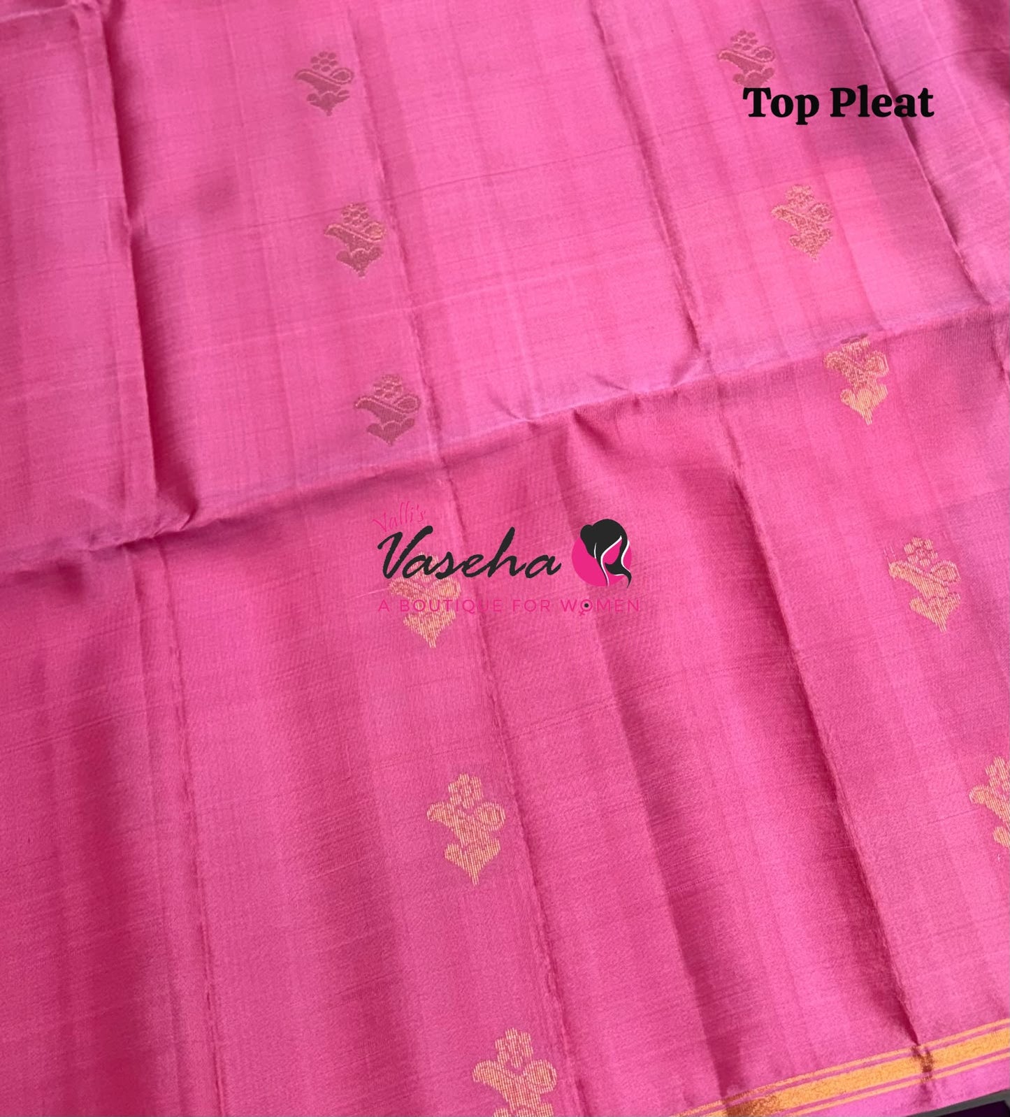 Pure Soft Silk Saree - Partly Pallu -  Half & Half Saree - VVPSS088