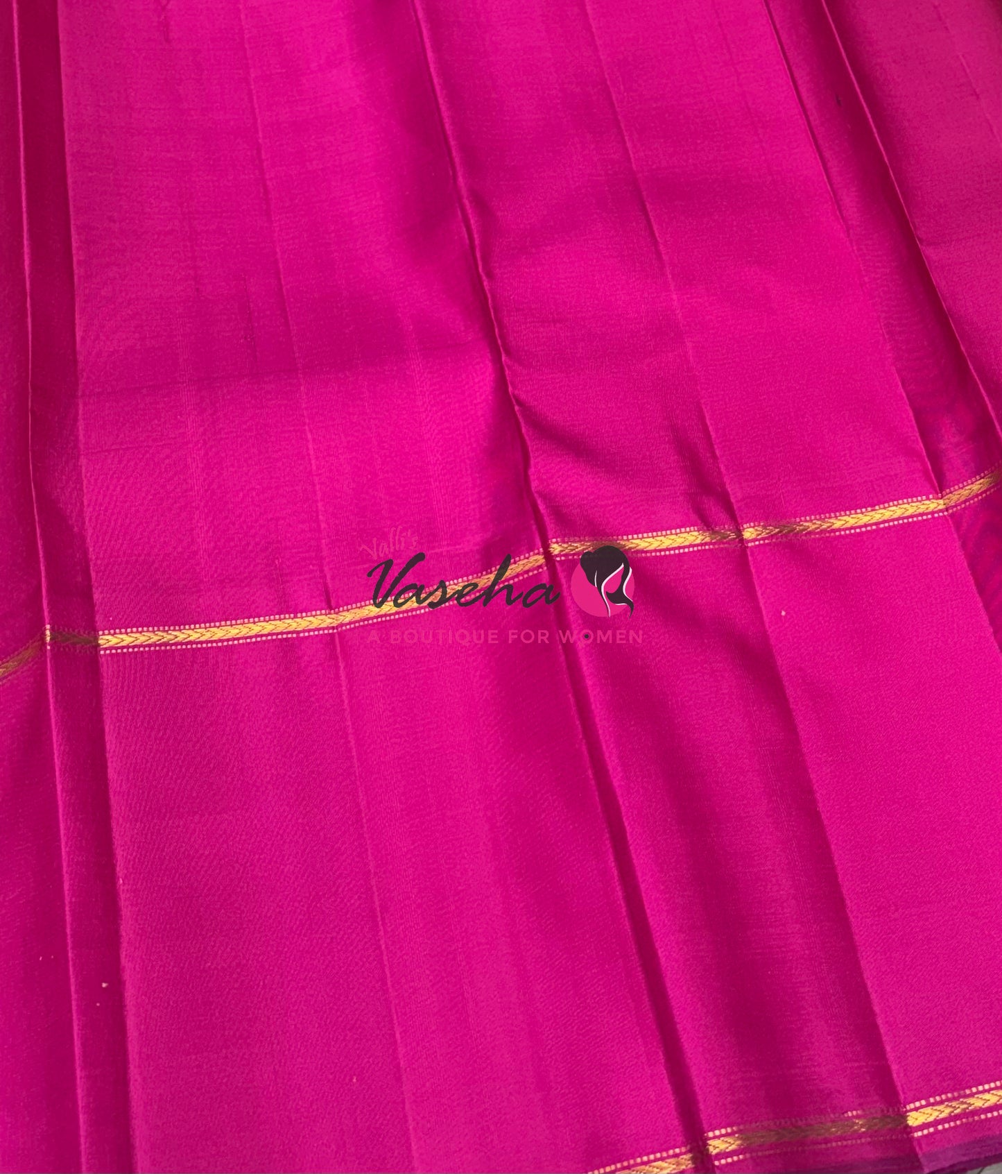 Pure Vintage Korvai Kanchipuram Silk Saree - Ganga Jamuna Style - Yellow & Pink/Green Combo - VVPS053