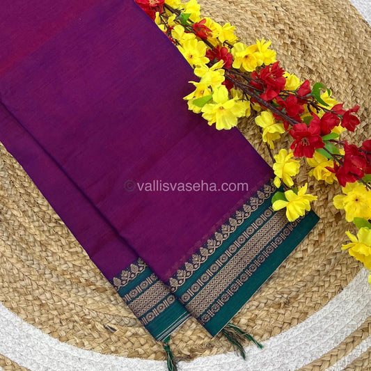 Narayanapet Mercerised Cotton Saree - VVNMC001