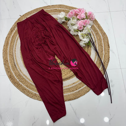 Semi Patiyala - Maroon Shade - VVSP001