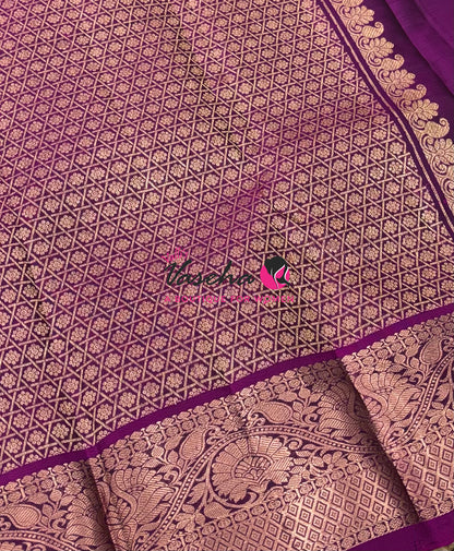 Half Mix - Pure Soft Silk Saree - VVPSS031