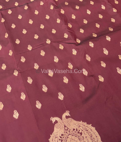 Semi Soft Silk -  Wine Shade -VVSSS018