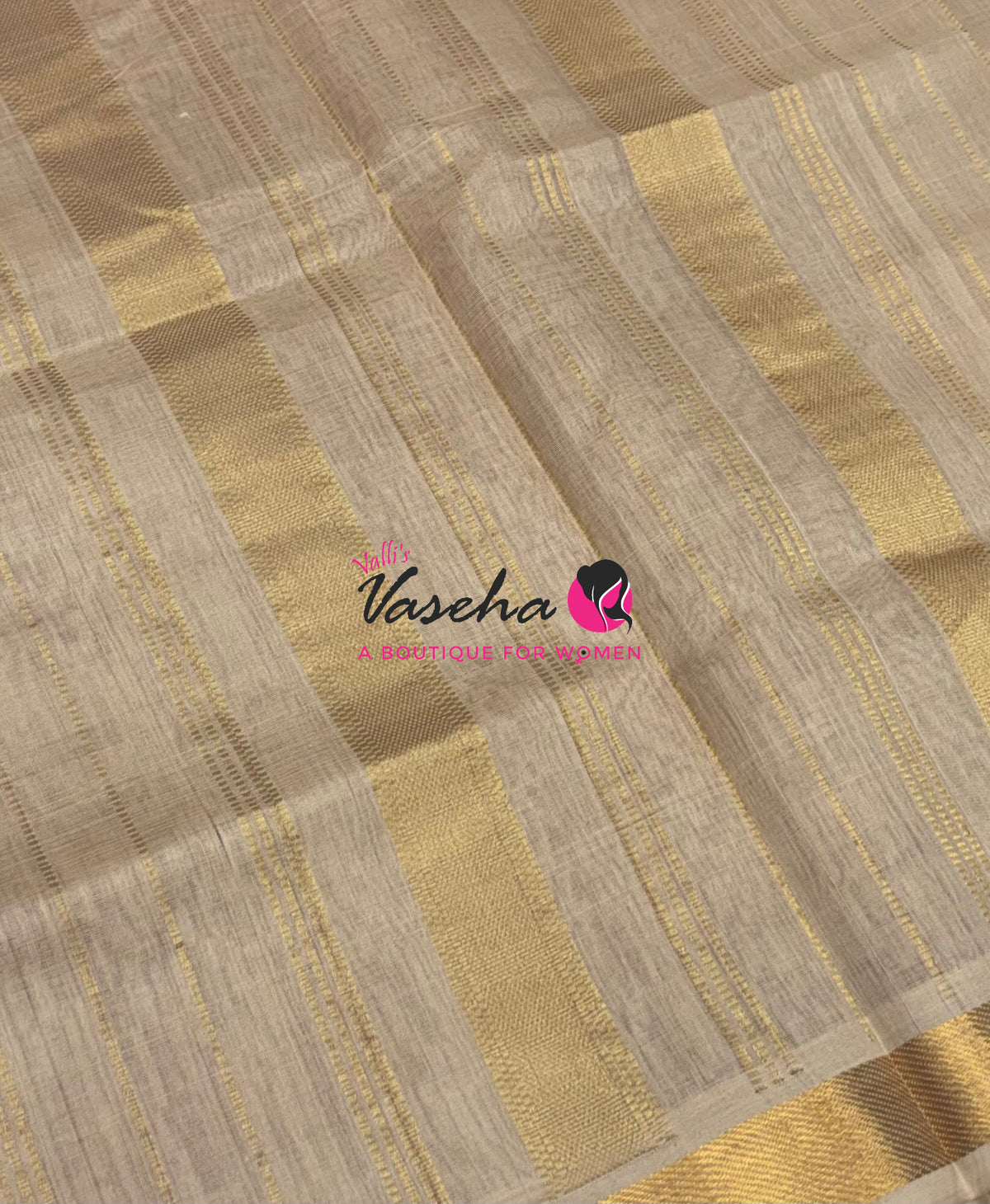 Pure Silk Cotton Sarees - Red With Cream - VVPSC003