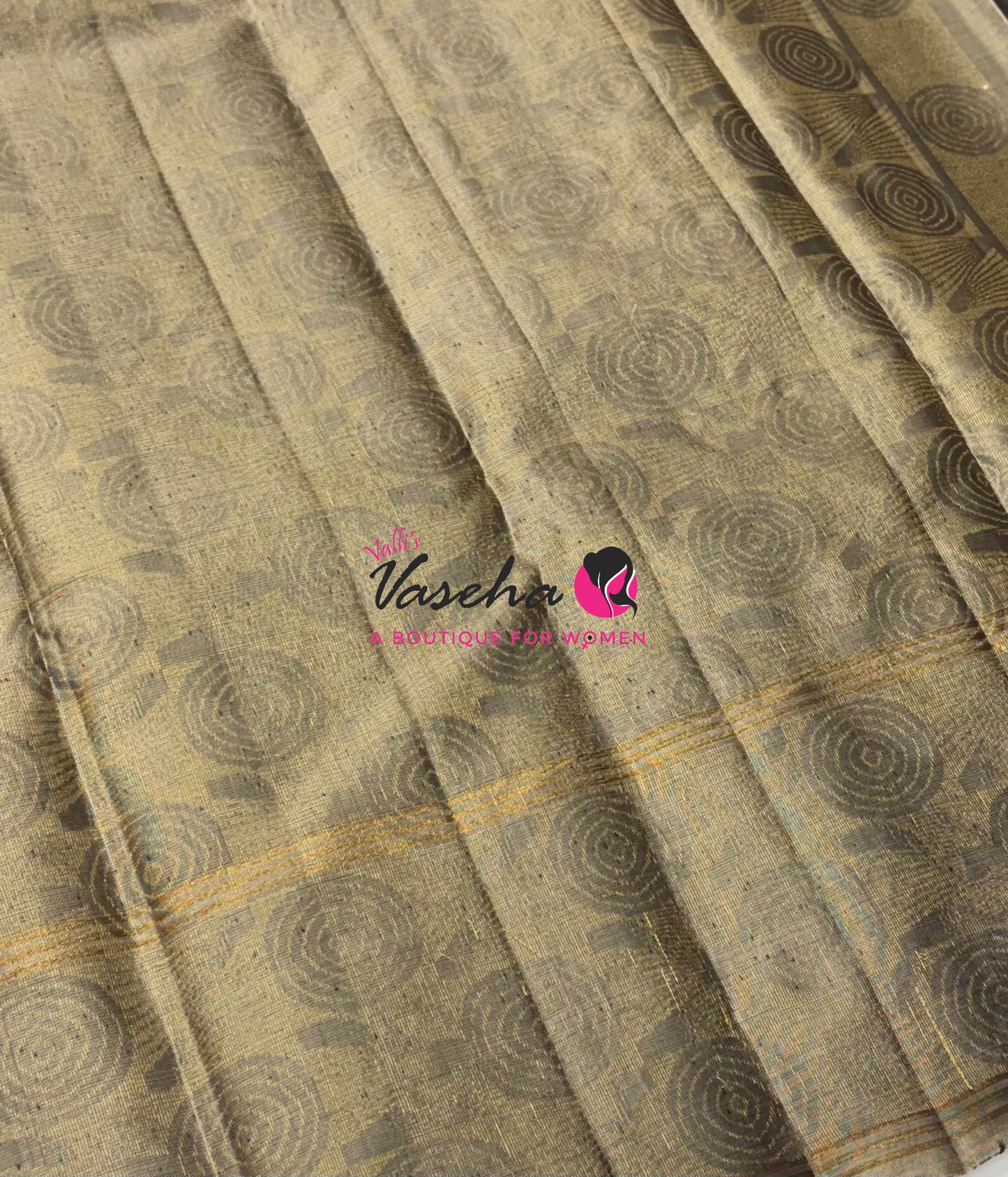 Half Mix - Pure Soft Silk Saree - Long Retta Petta Border with Butta - VVPSS105