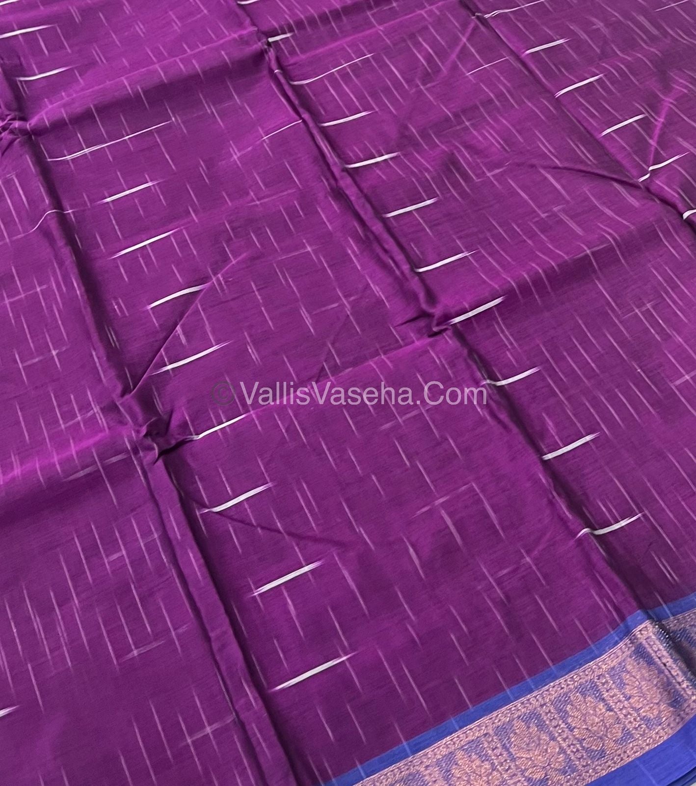 Dhaka Cotton Saree - VVDCS001