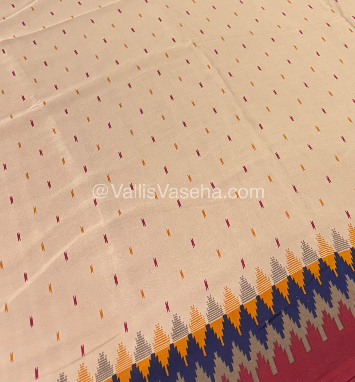 Turkey Crepe Silk Saree - Regular / Casual Wear - VVCSS001