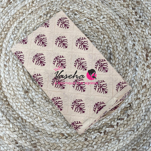 Blouse Bit - Pure Cotton - print Diamond 1 mtr - VVBB001