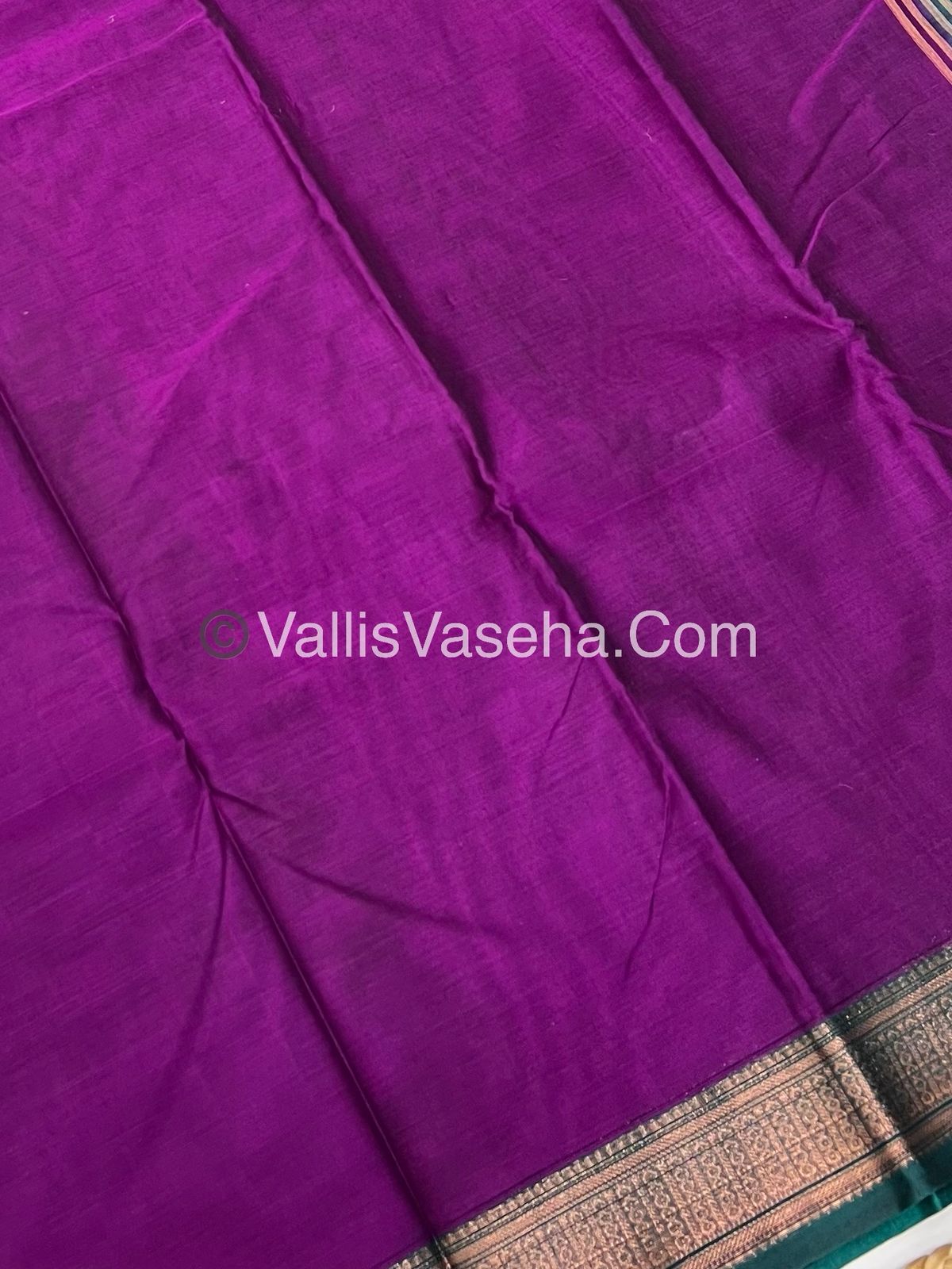 Dhaka Cotton Saree - VVDCS002