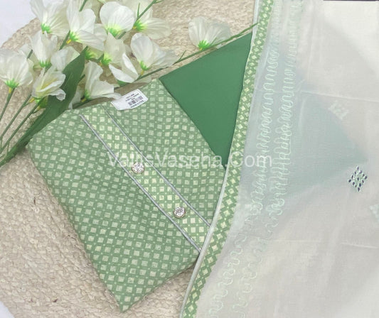 20%less - Offer Unstitched Material - Mixed Cotton Material - VVDUM003