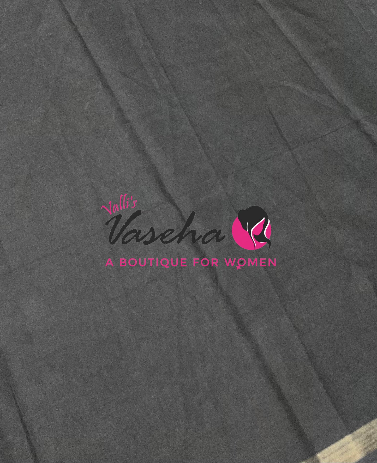 Casual Wear - Fancy Printed Silk  - Black Shade - VVFPS001