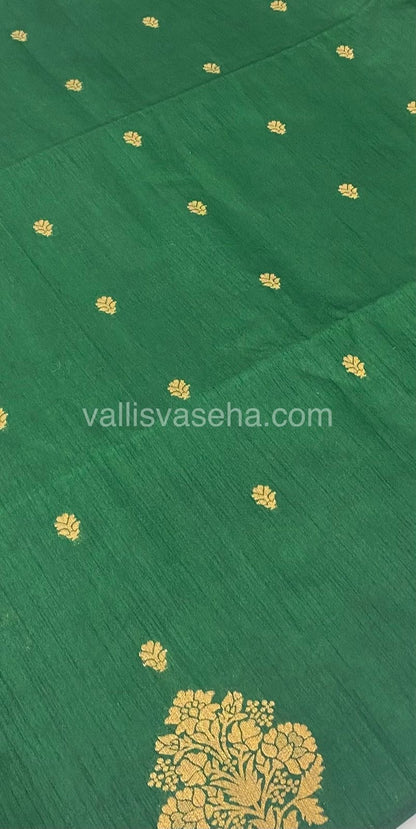 Mulberry Semi Silk - Green Shade - VVMS001