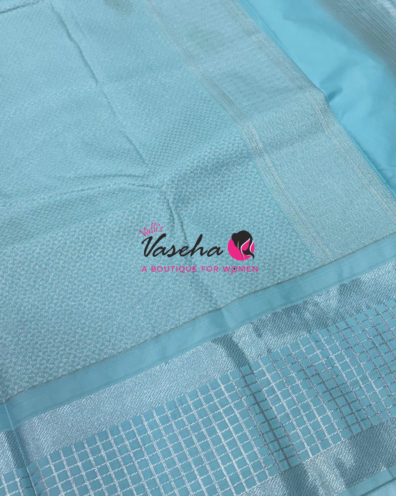 Semi Kanchi Silk  - Purple & Blue - VVSKS007