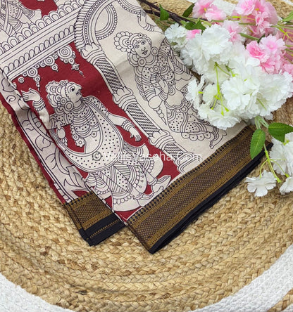 Chennur Silk | Kalamkari Prints | VVCKS006