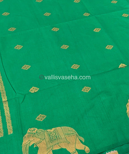 Mulberry Semi Silk - Green Shade - VVMS001