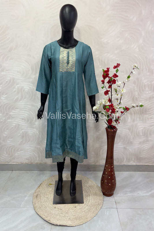 Ready Made - Anarkali - Vichitra Silk -   VVRAK001