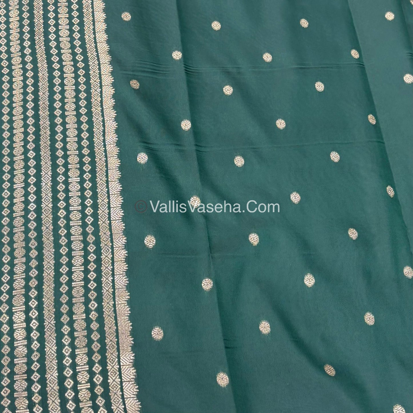 Semi Soft Silk -  Green Shade -VVSSS016