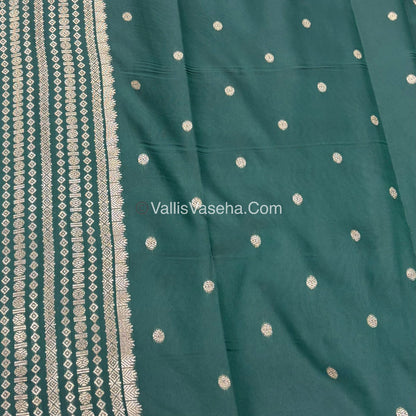 Semi Soft Silk -  Green Shade -VVSSS016