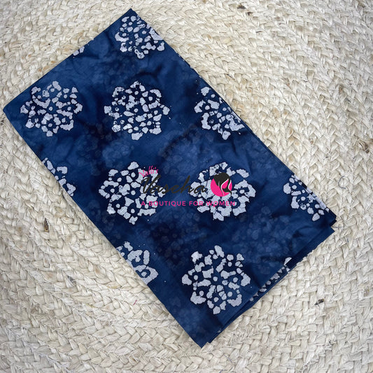 Blouse Bit - Pure Cotton - Batik Printed - 1 mtr - VVBB001