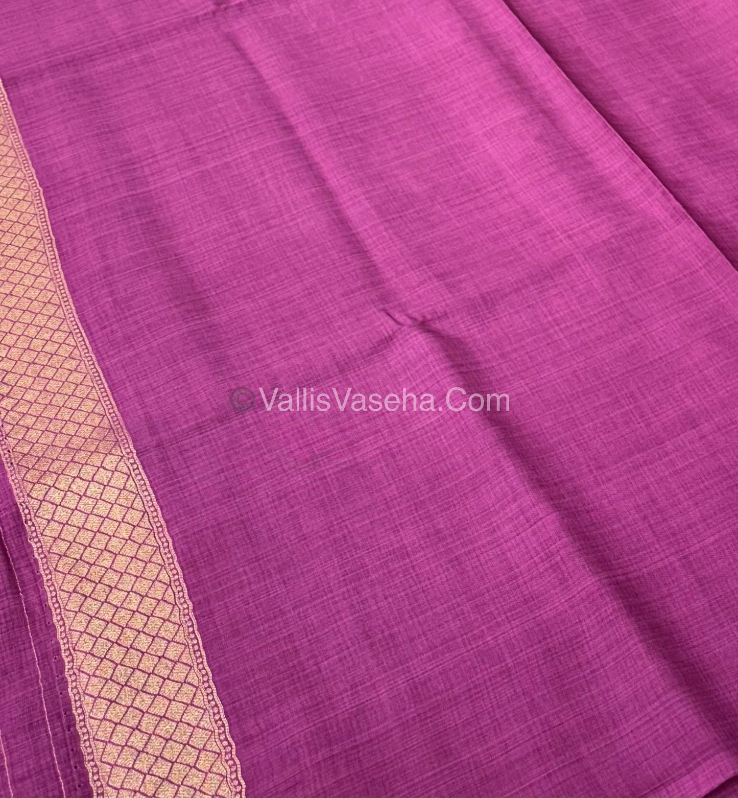 Banarasi - Heritage Silk - Semi Kathan Silk -  Onion Pink Shade - VVBHS007