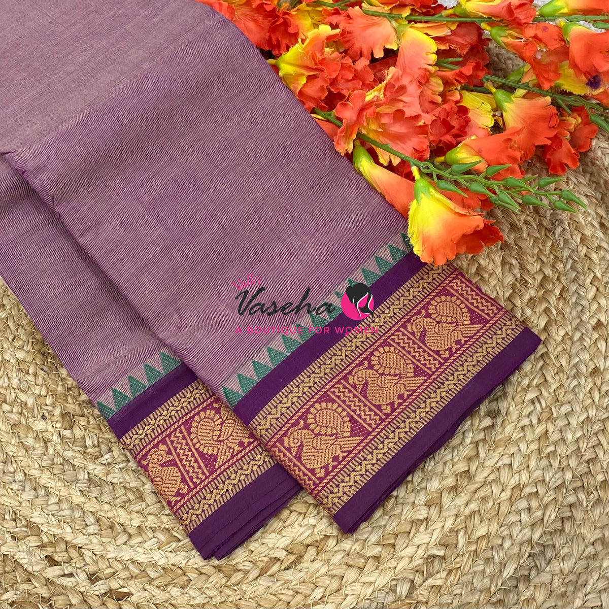 Chettinadu Cotton Saree - VVCCS003