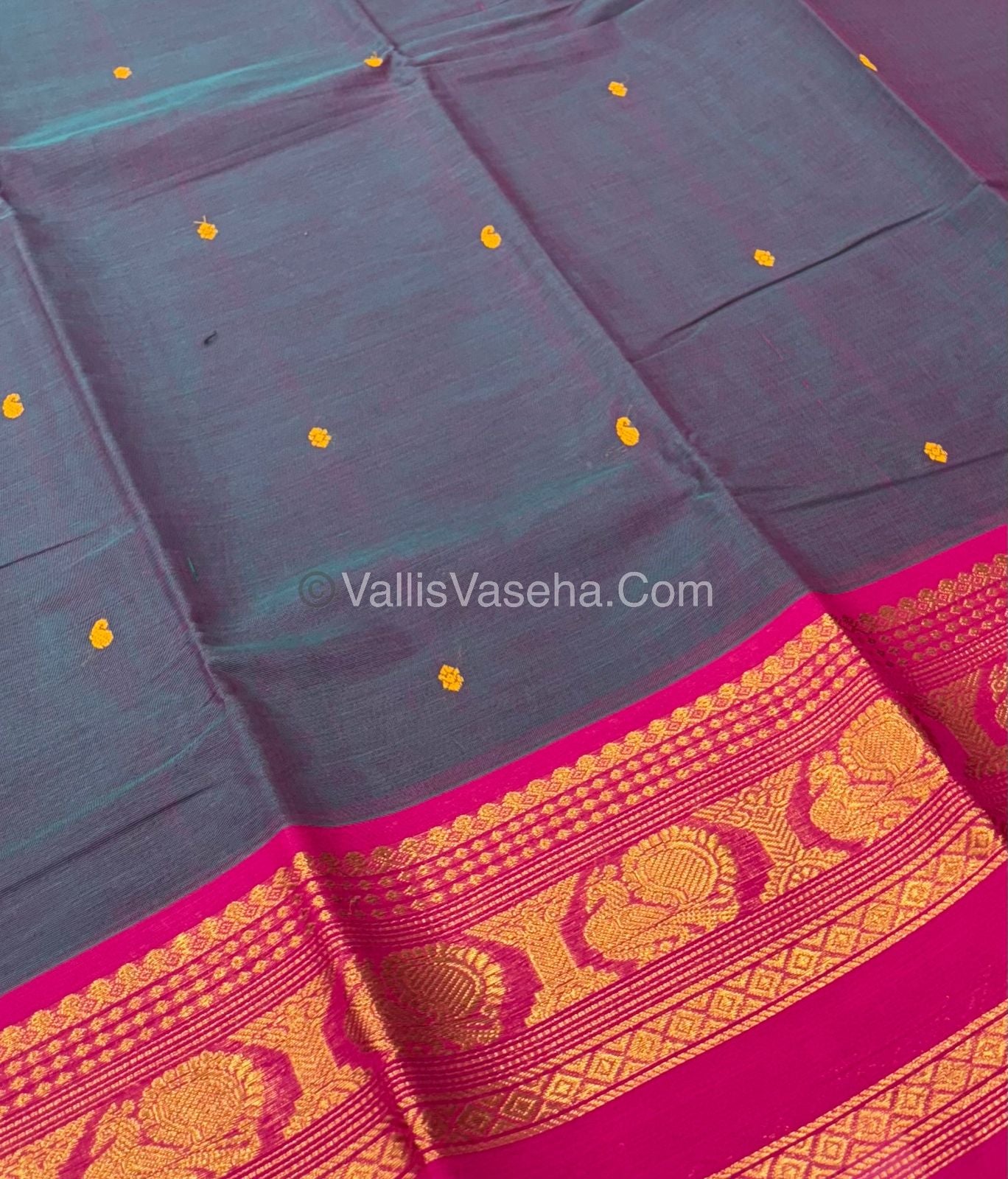 Kanchi Cotton Saree - VVKCS012